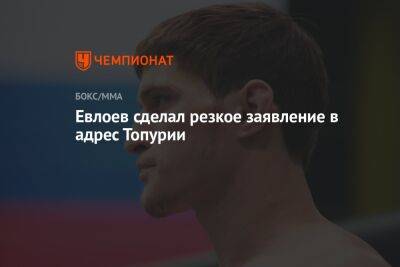 Евлоев сделал резкое заявление в адрес Топурии