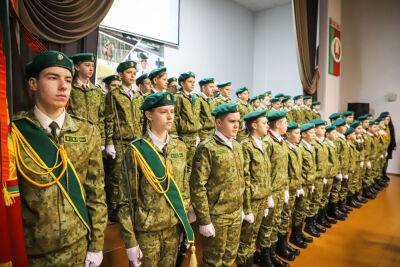 Учащиеся военно-патриотических классов СШ №3 имени В.И.Усова торжественно принесли присягу