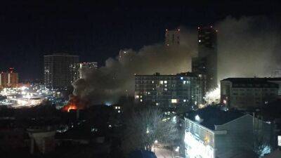 У Ростові пожежа: російський "пожежний флешмоб" сталася неподалік залізничного вокзалу