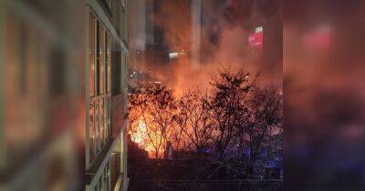 "Город в дыму": в центре Ростова вспыхнул сильный пожар (фото, видео)