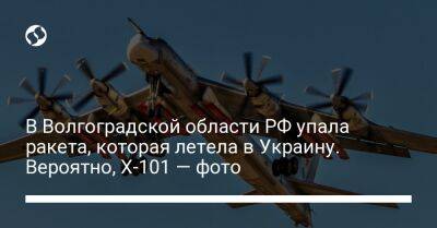 В Волгоградской области РФ упала ракета, которая летела в Украину. Вероятно, Х-101 — фото