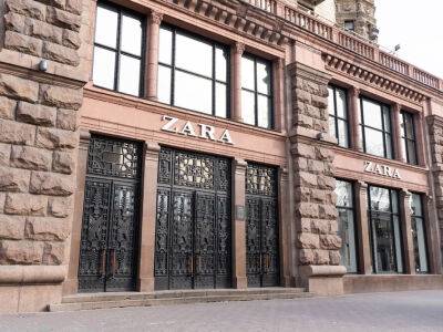 Zara закрывает магазин в центре Киева