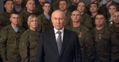 Фальшивые "военные": в новогоднем обращении Путина заметили "знакомые" лица (фото)