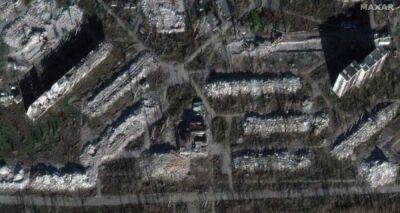 Российские оккупанты разрушают Мариуполь, снося дома: спутниковые снимки - ru.slovoidilo.ua - Украина - Мариуполь