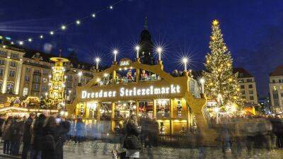 Фестиваль рождественского штоллена в Дрездене