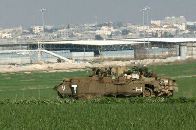 Израиль сносит заброшенный грузовой терминал в Газе, чтобы укрепить оборону на юге страны