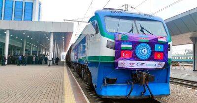 В Ташкент прибыл первый грузовой поезд из Турции — транзитом через Иран и Туркмению