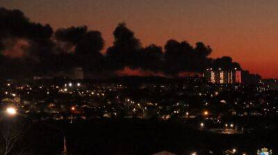 На Курском аэродроме в россии произошел пожар – видео