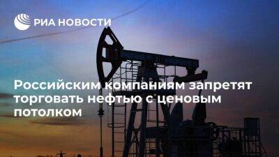 Новак: запрет компаниям использовать ценовой полоток по нефти заработает до конца года