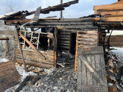 В сгоревшей бане в деревне Тверской области нашли тело молодой женщины