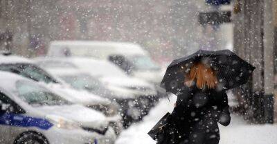"Оранжевое предупреждение": в Риге ожидается очень сильный снегопад