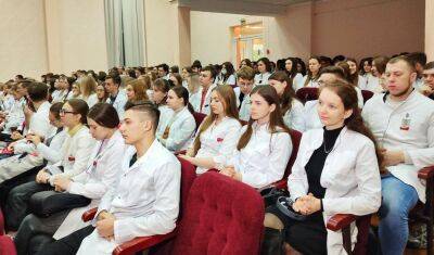 В Гродненском медуниверситете прошла встреча представителей учреждений здравоохранения со студентами выпускных курсов
