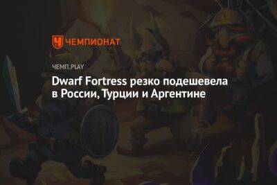 Dwarf Fortress резко подешевела в России, Турции и Аргентине