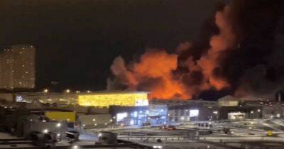 Взрывы в Москве: в ТЦ "Мега Химки" начался масштабный пожар (видео)