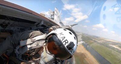 "Начался пожар внутри кабины": летчик KARAYA о том, как "Шахед" повредил истребитель (видео)