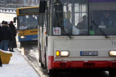 Забастовка общественного транспорта в Вильнюсе продолжается, переговоры - тоже