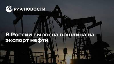 В России с 1 февраля выросла пошлина на экспорт нефти и составила 47,7 доллара за тонну