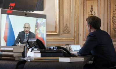 Путин и Макрон рассмотрят возможность личной встречи