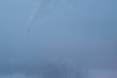 Утром на Тверь опустился ледяной туман