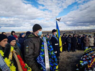 В Одесской области похоронили еще одного гвардейца, погибшего на "Южмаш"