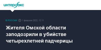 Жителя Омской области заподозрили в убийстве четырехлетней падчерицы