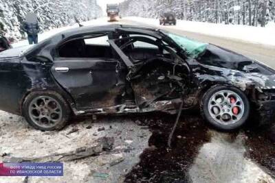 В Ивановской области в аварии с участием двух «легковушек» пострадали три человека