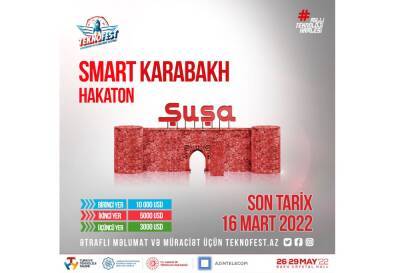 Хакатон Smart Karabagh пройдет в рамках TEKNOFEST