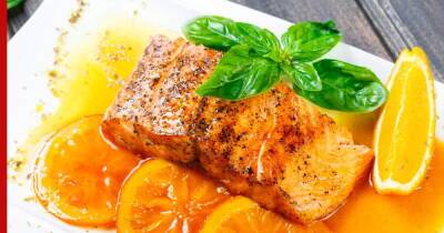 Праздничная кухня: обжаренный лосось в медовой глазури