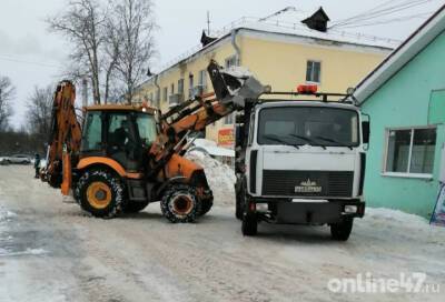 В Волховcком районе усилят работу дорожных служб из-за снегопадов