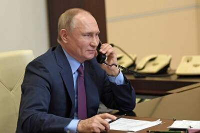 Владимир Путин провел телефонный разговор премьером Италии Драги