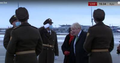 В Украину прибыл премьер-министр Великобритании Борис Джонсон