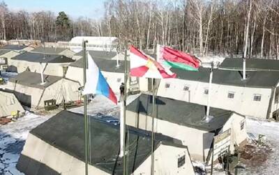 Россия показала свой военный лагерь в Беларуси