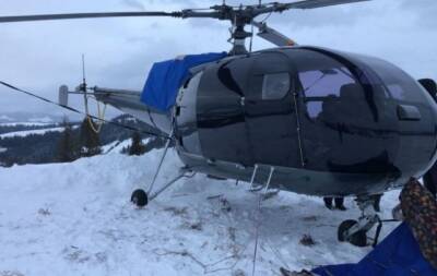 Пограничники задержали вертолет контрабандистов (ФОТО)