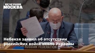 Небензя заявил об отсутствии российских войск около Украины