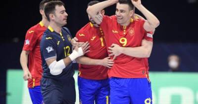 Испания разгромила Словакию и вышла в полуфинал чемпионата Европы по мини-футболу