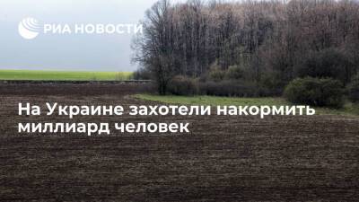 Министр Лещенко: Украина планирует обеспечить продовольствием миллиард человек