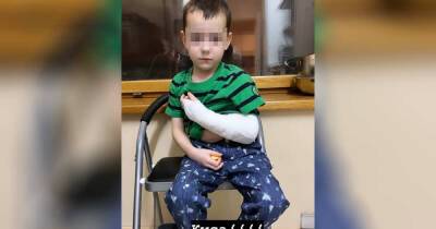 Сын Кержакова сломал руку в детском саду