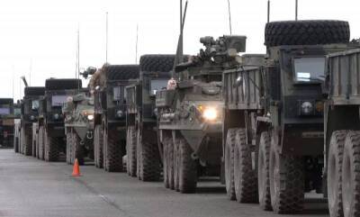 В приграничные с Украиной страны активно прибывают американские войска