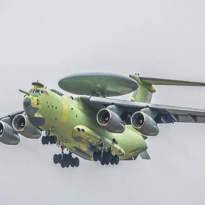 Самолет А-100 "Премьер" совершил первый полет с включённой РЛС