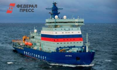 Атомный ледокол «Арктика» впервые проведет караван судов с Чукотки в Поморье