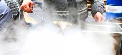 Фирменную уху на «Гиперборее» приготовят из 40 килограммов красной рыбы