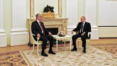 Переговоры Путина и Токаева продлились более 3,5 часов