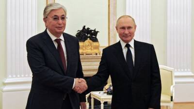 В Москве прошли переговоры Путина и Токаева