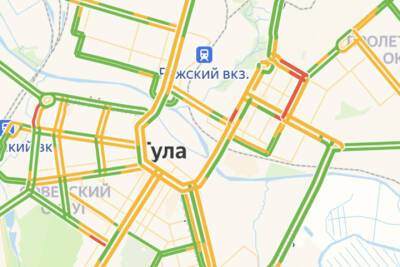 Пробки в Туле: что происходит на дорогах города утром 11 февраля