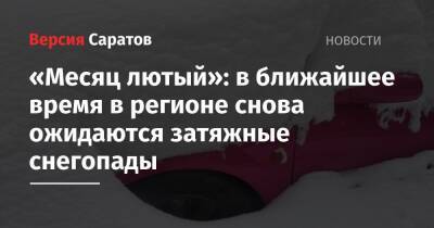 «Месяц лютый»: в ближайшее время в регионе снова ожидаются затяжные снегопады