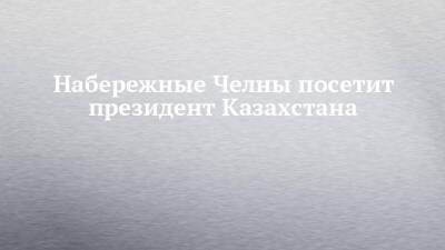 Набережные Челны посетит президент Казахстана
