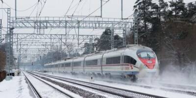 Cкоростной поезд «Сапсан» по дороге из Москвы в Петербург встал под Тверью из-за поломки