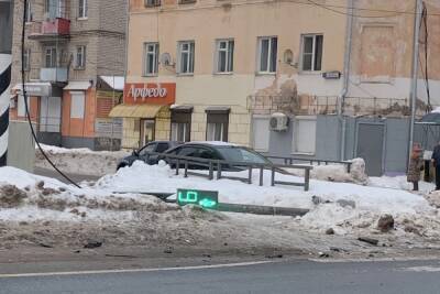 В Тверской области «ВАЗ» повалил светофор