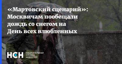 «Мартовский сценарий»: Москвичам пообещали дождь со снегом на День всех влюбленных