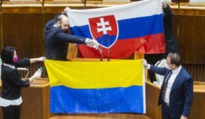Украина требует официальных извинений и угрожает ответом из-за инцидента с флагом в Словакии